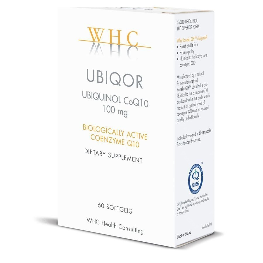 Ubiqor Ubiquinol 100mg 60 Softgels