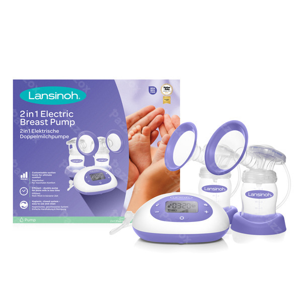 Lansinoh 2in1 Dubbele Elektrische Borstkolf
