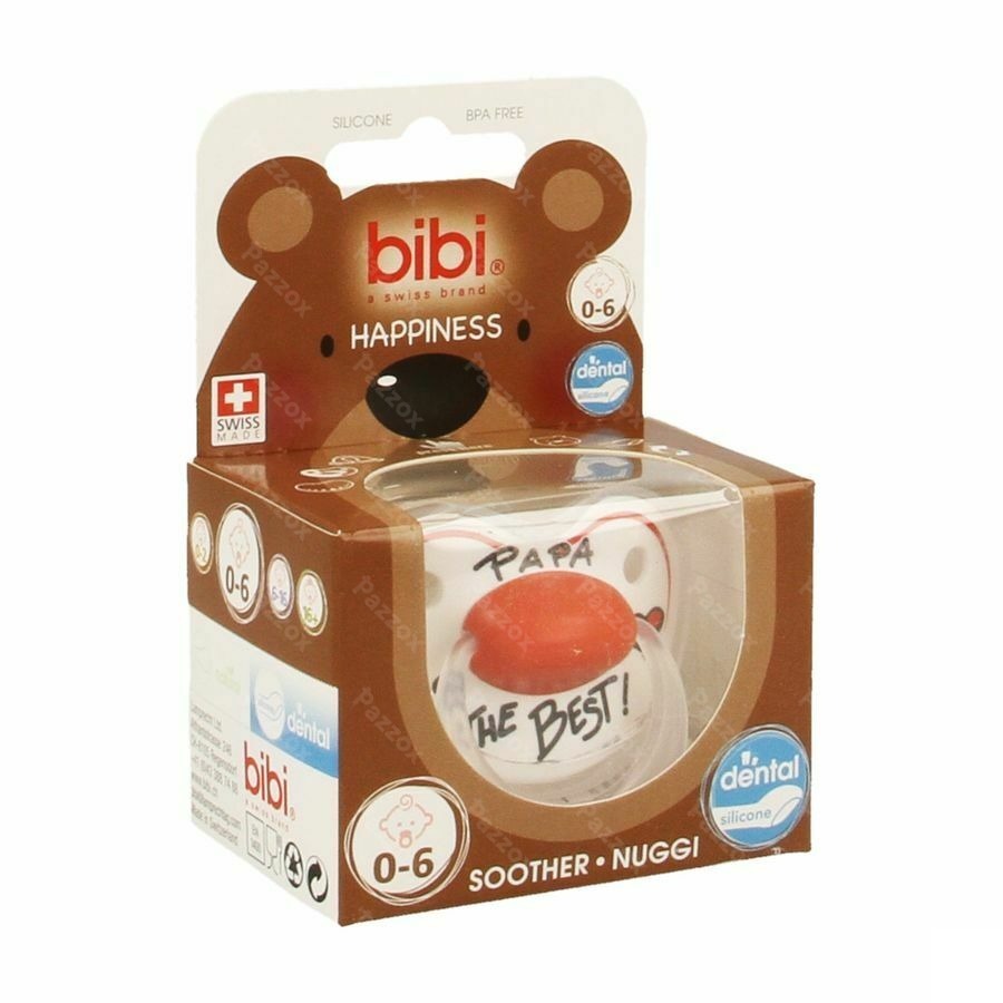 Bibi Fopspeen Happiness Papa 0-6m