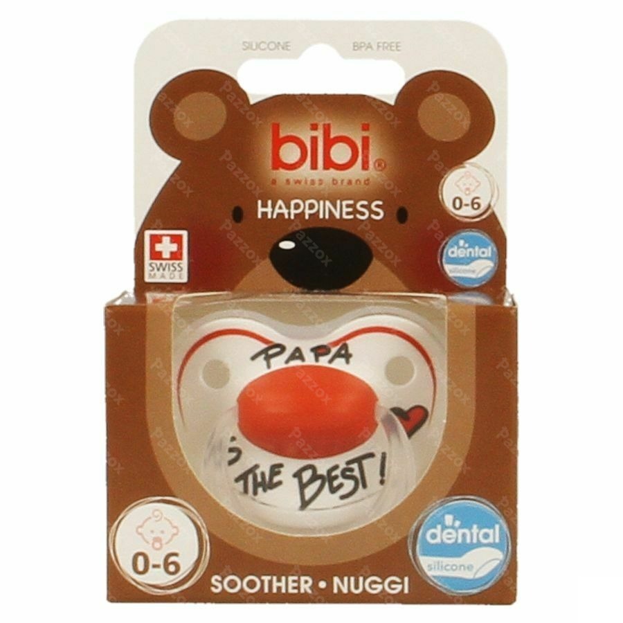 Bibi Fopspeen Happiness Papa 0-6m