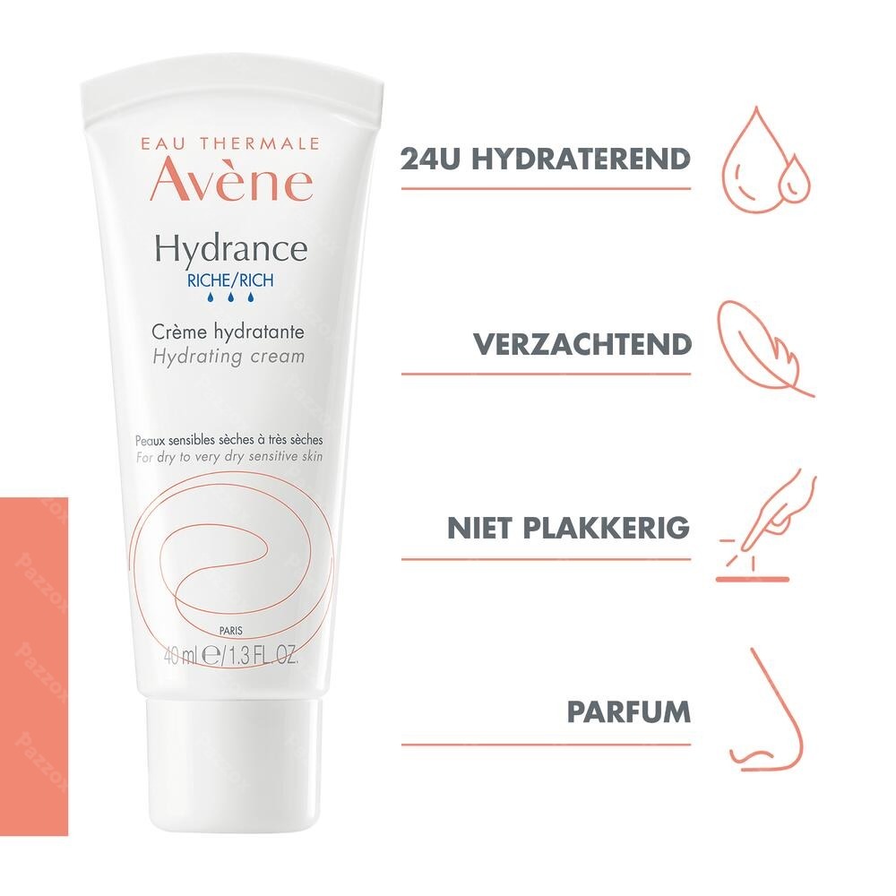 Avène Hydrance Rijke Crème Droge Huid 40ml