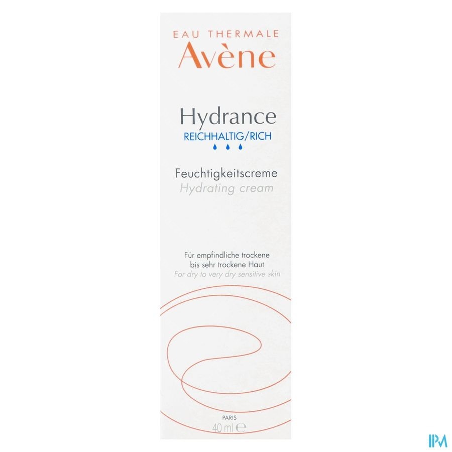 Avène Hydrance Rijke Crème Droge Huid 40ml