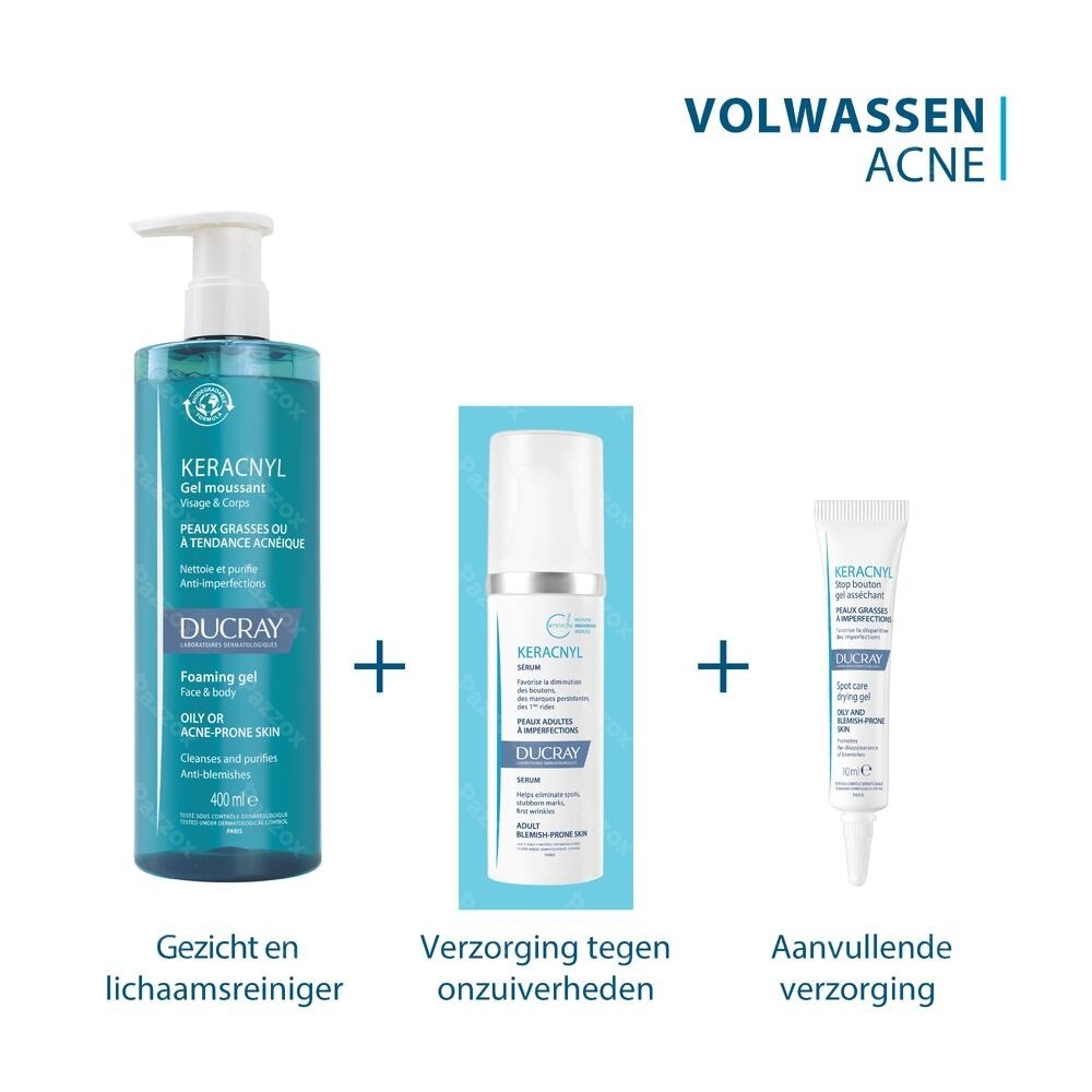 Ducray Keracnyl Serum Anti-Onzuiverheden Volwassen Huid 30ml