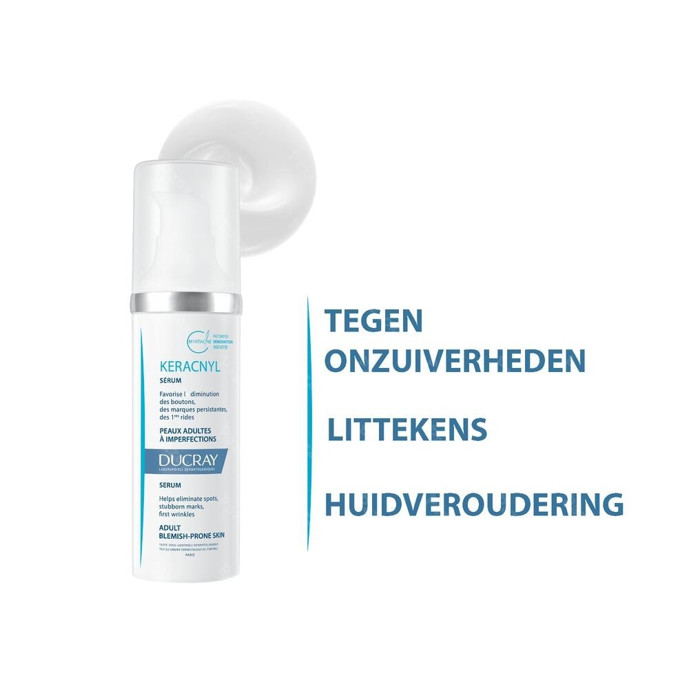 Ducray Keracnyl Serum Anti-Onzuiverheden Volwassen Huid 30ml
