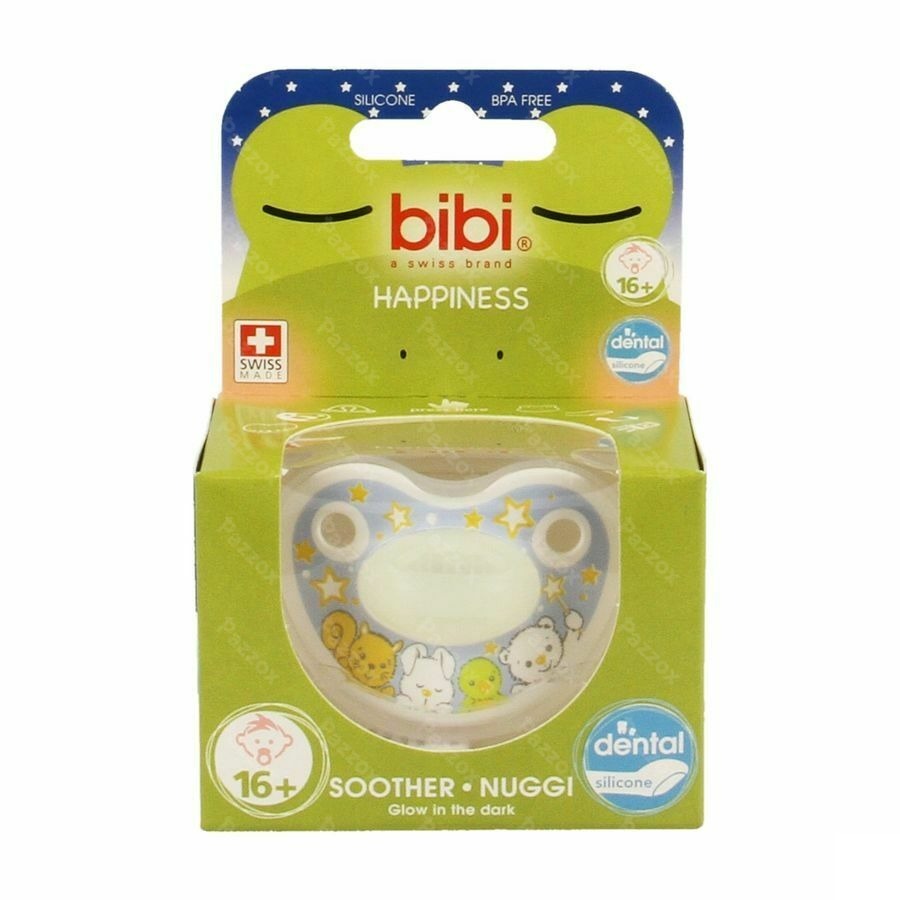 Bibi Sucette Dental Glow In The Dark +16m