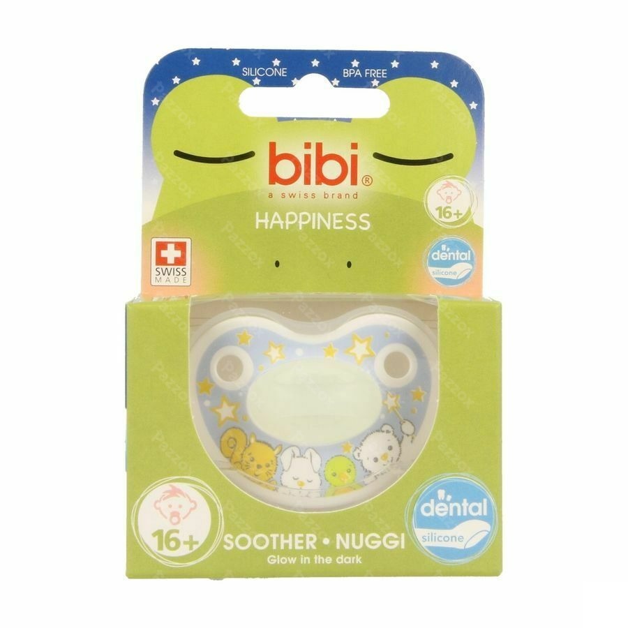 Bibi Sucette Dental Glow In The Dark +16m