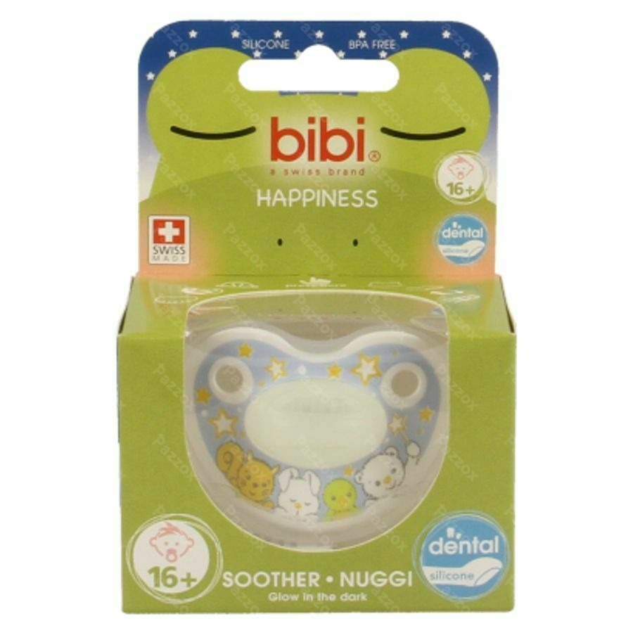 Bibi Sucette Dental Glow In The Dark +16m