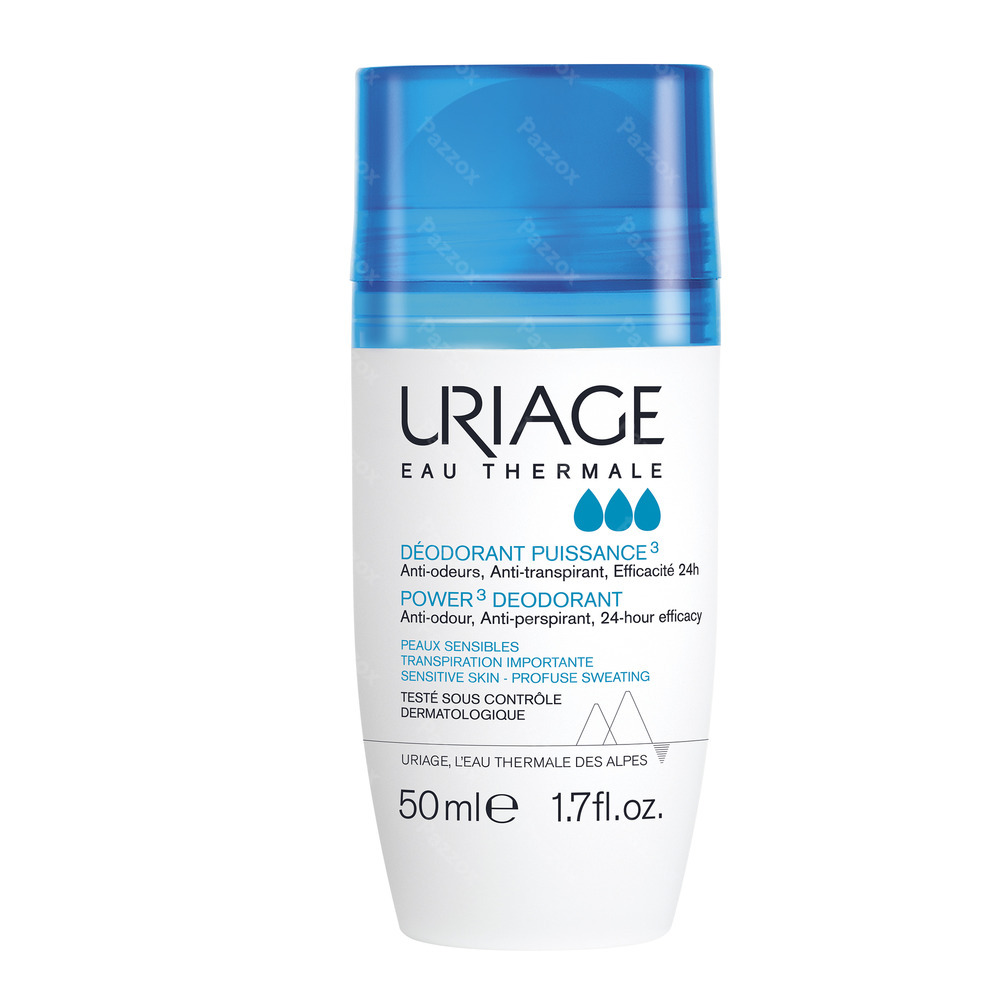 Uriage Power3 Deodorant 24u Roll On 50ml