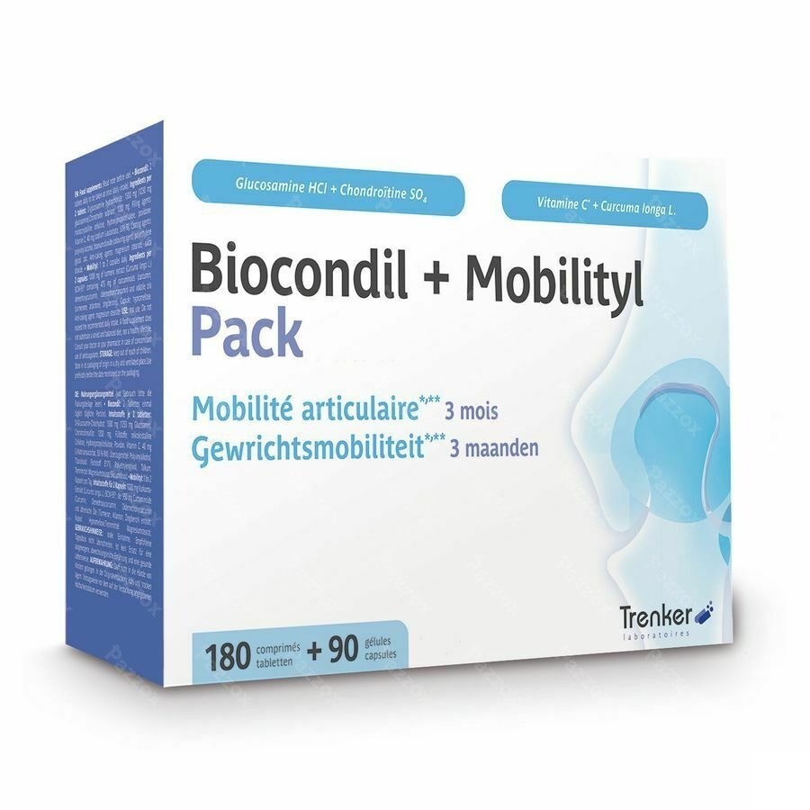 Biocondil Comp 180+mobilityl Caps 90 Rempl.3304599