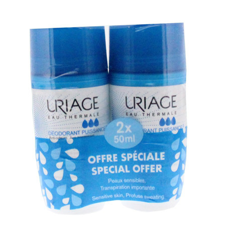 Uriage Deodorant Gevoelige Huid 2x50ml Promo