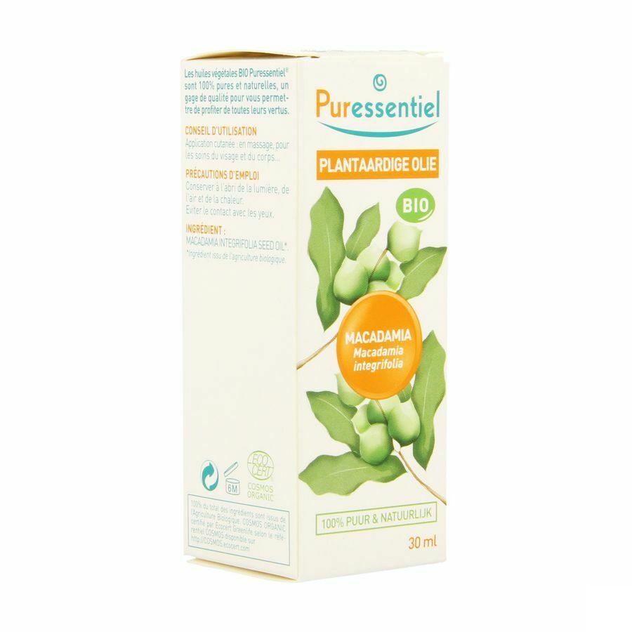 Puressentiel Plant. Olie Bio Macadamia 30ml