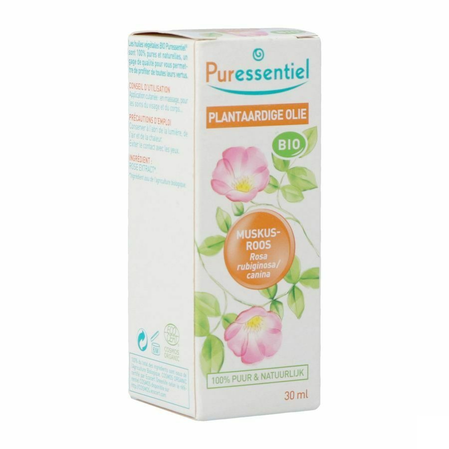 Puressentiel Plant. Olie Bio Muskusroos 30ml-50%
