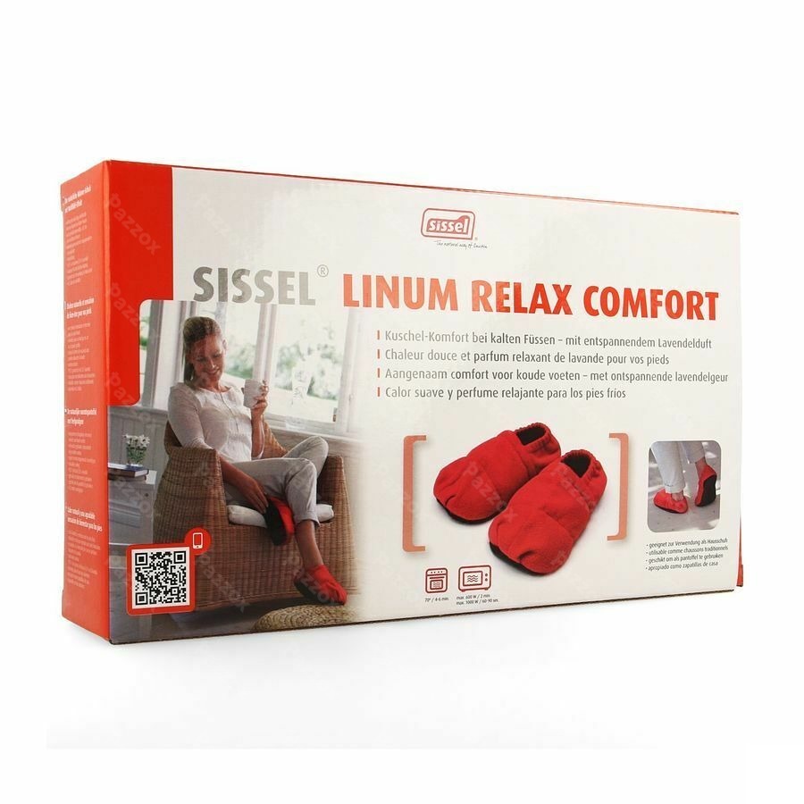 Sissel Linum Relax Conf.chaus.grain.lin 41-45rouge