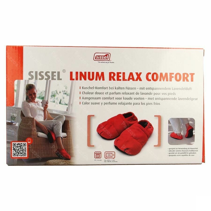 Sissel Linum Relax Conf.chaus.grain.lin 41-45rouge