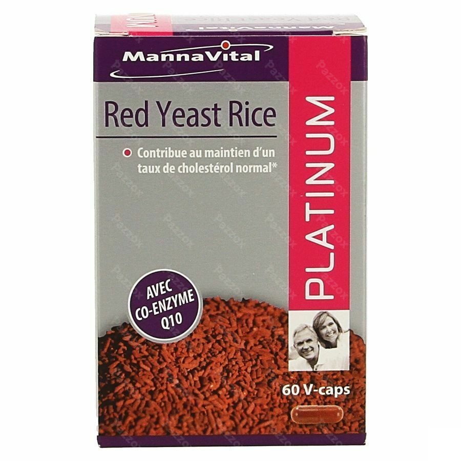 Mannavital Red Yeast Rice Platinium V-caps 60