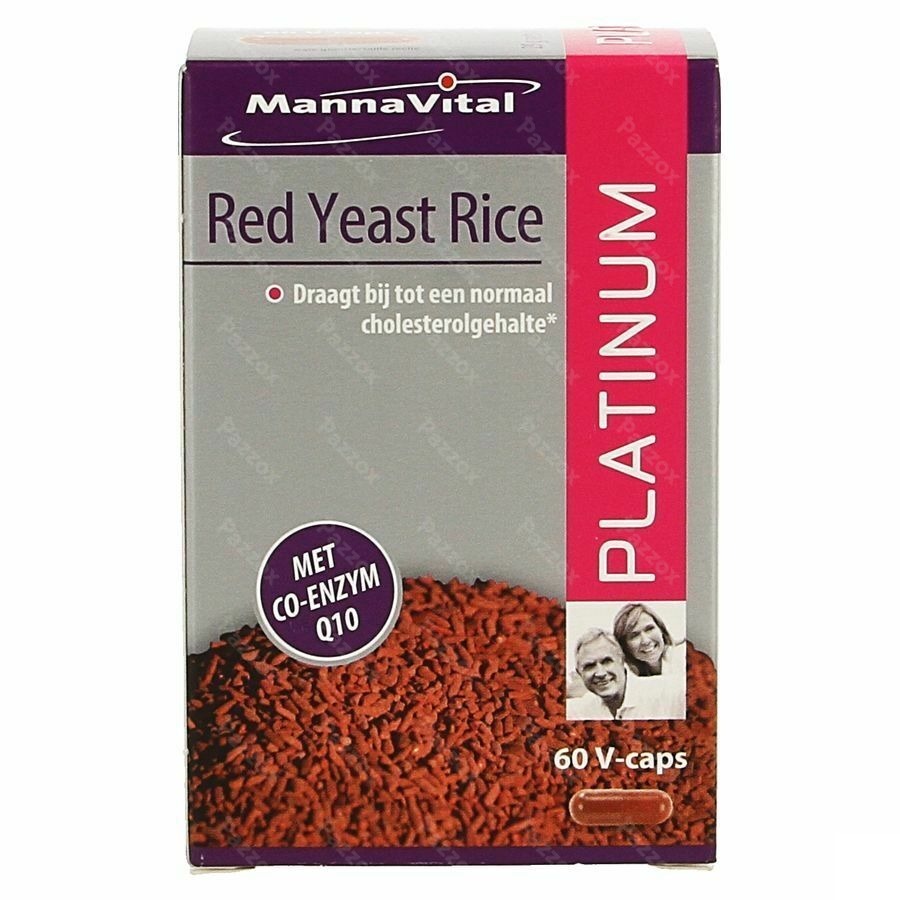 Mannavital Red Yeast Rice Platinium V-caps 60