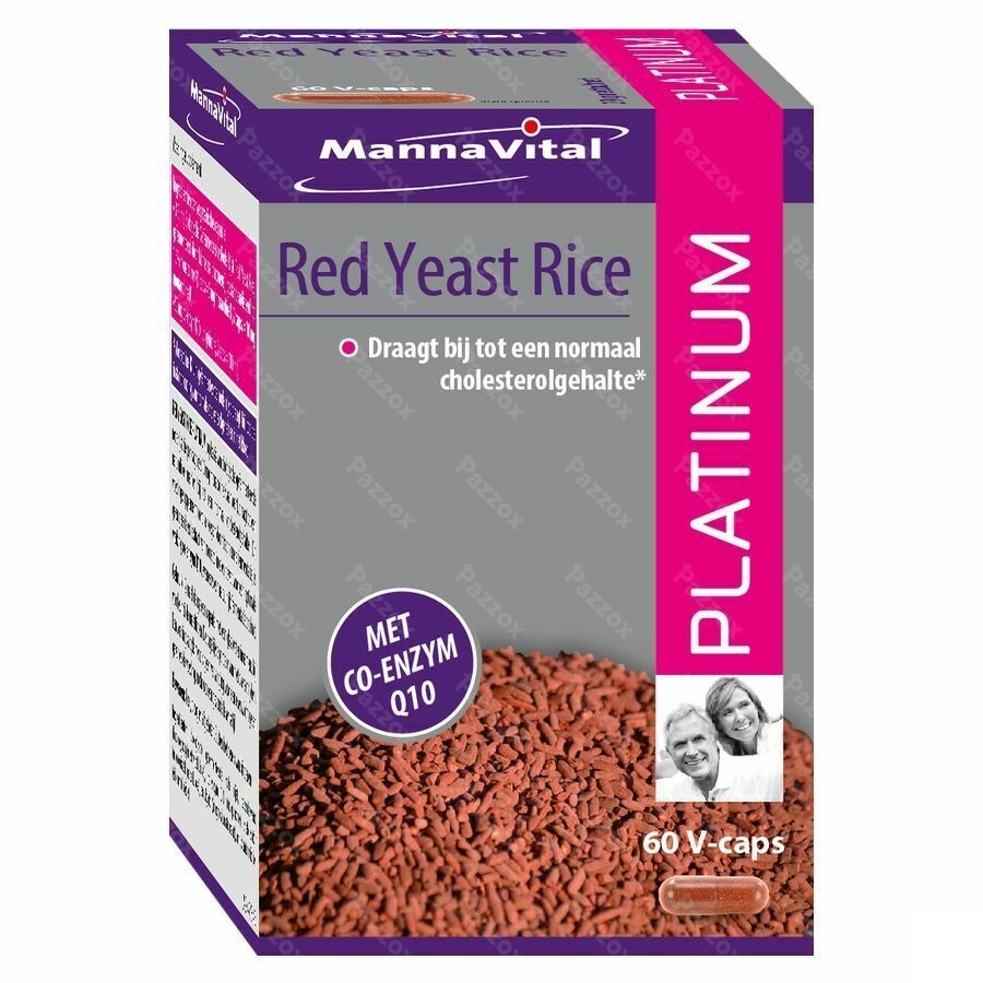 Mannavital Red Yeast Rice Platinium V-caps 60