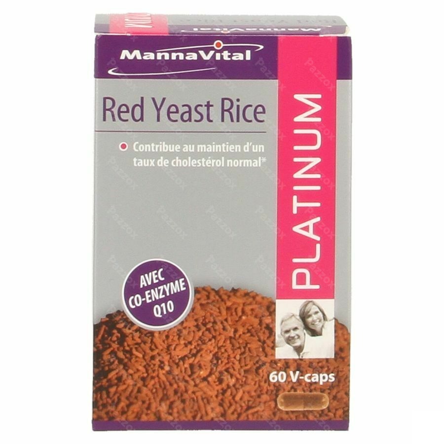 Mannavital Red Yeast Rice Platinium V-caps 60