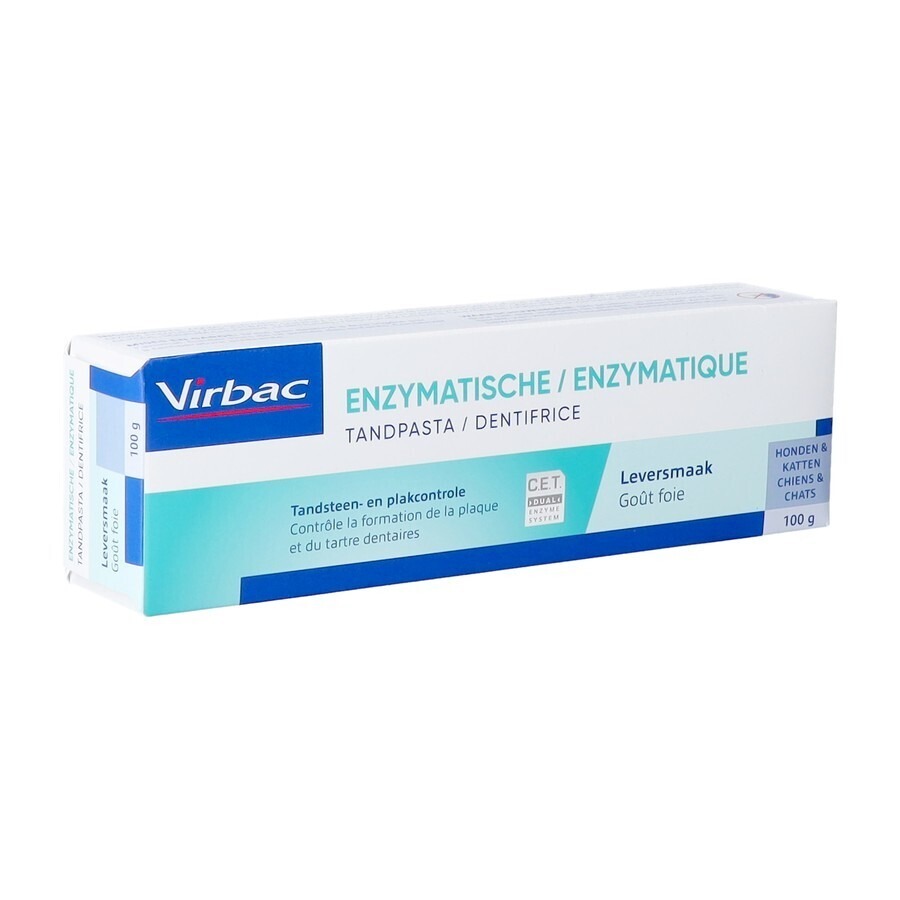 Virbac Tandpasta Enzymatisch Leversmaak Tube 100g