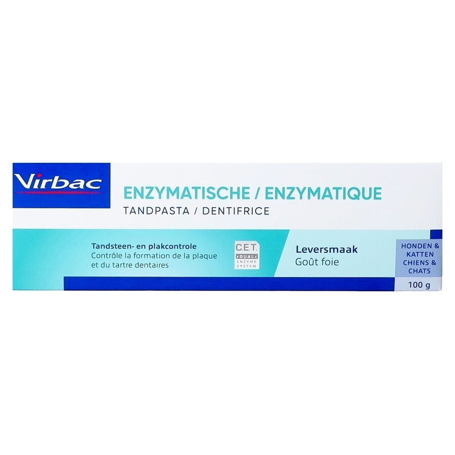 Virbac Tandpasta Enzymatisch Leversmaak Tube 100g