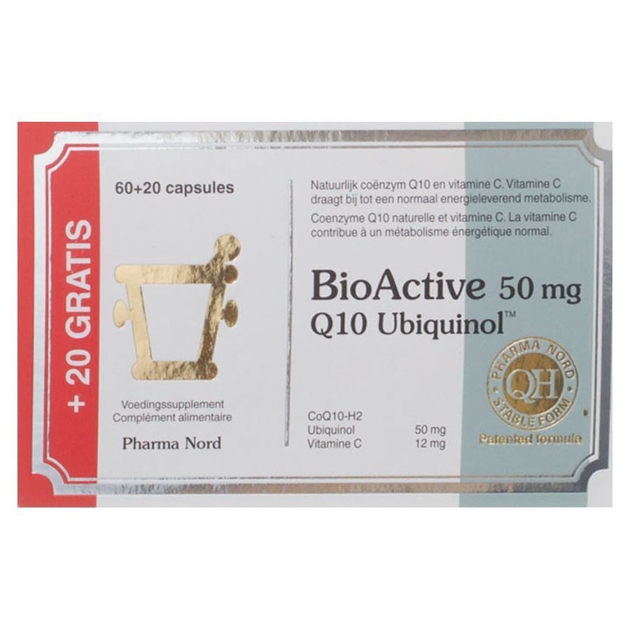 BioActive Q10 50mg 60+20 Capsules
