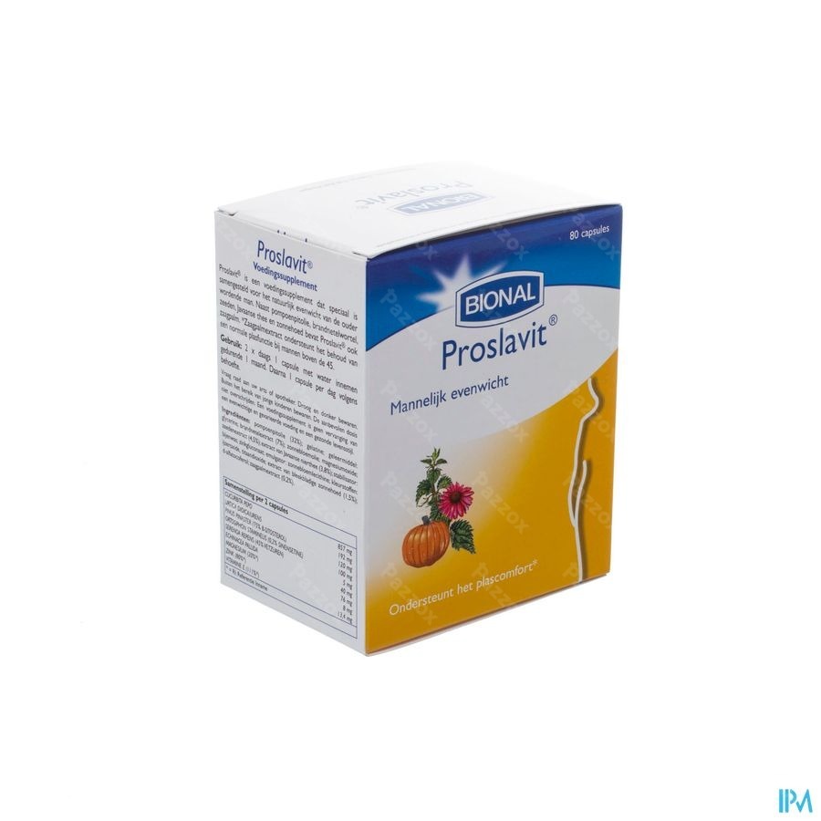 Bional Proslavit Plascomfort & Mannelijk Evenwicht 80 Capsules