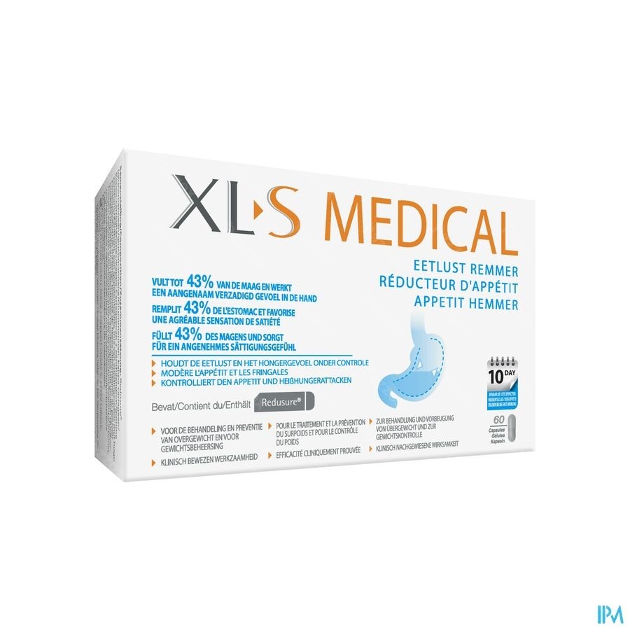 XL-S Medical Eetlustremmer V2 60 Capsules