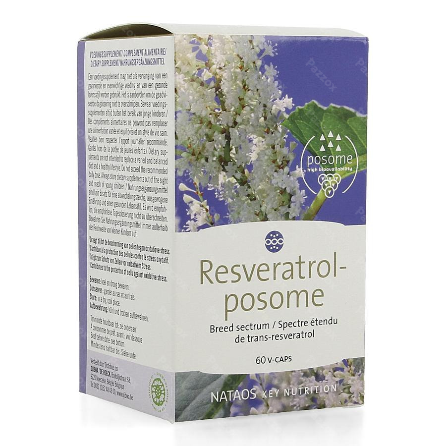 Nataos Key Nutrition Resveratrol-posome 60 Gélules