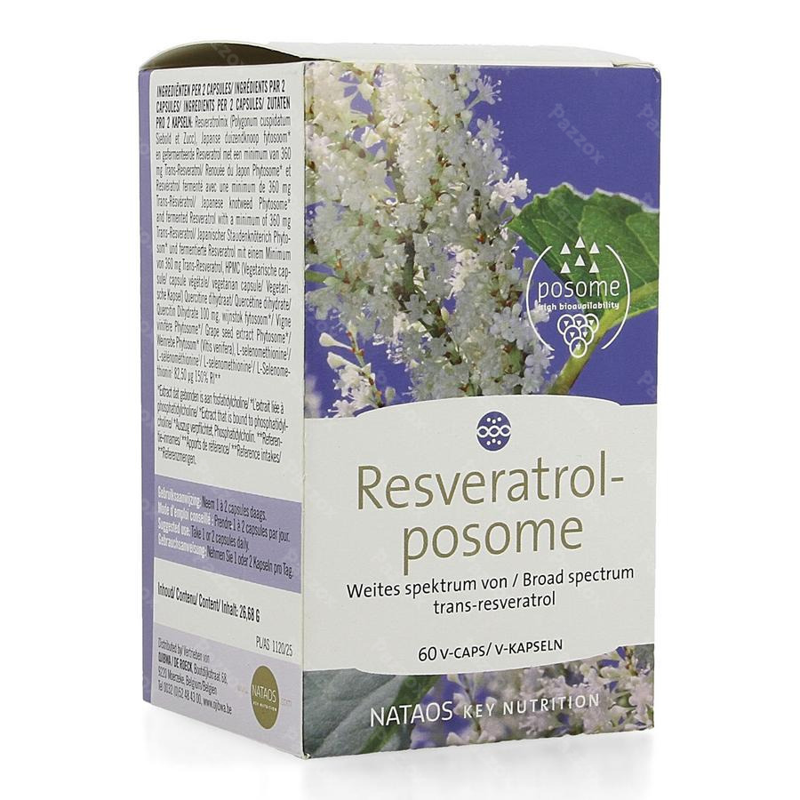 Nataos Key Nutrition Resveratrol-posome 60 Gélules