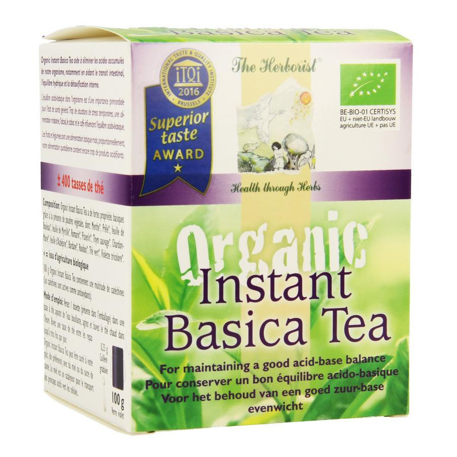 Herborist Organic Instant Basica Thee Pdr 100g