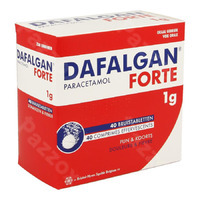 Dafalgan Forte 1g 40 Bruistabletten
