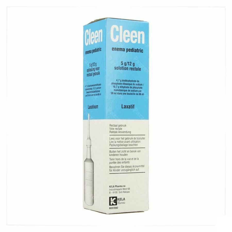Cleen Enema Pediatric 5g/12g Opl Rect.gebr.fl 66ml