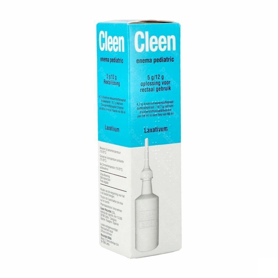 Cleen Enema Pediatric 5g/12g Opl Rect.gebr.fl 66ml