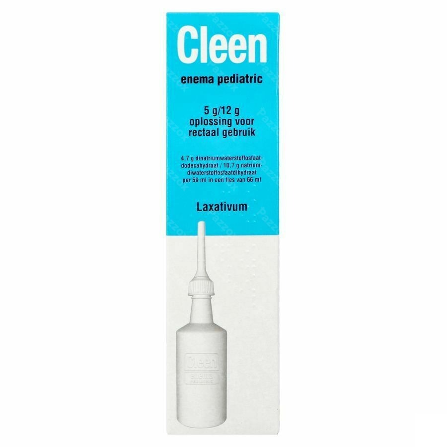 Cleen Enema Pediatric 5g/12g Opl Rect.gebr.fl 66ml