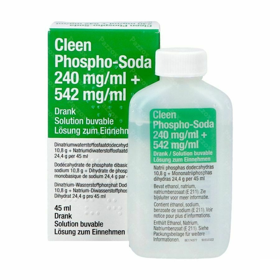 Cleen Phospho-soda 11g/24g Drinkbare Opl Fl 45ml