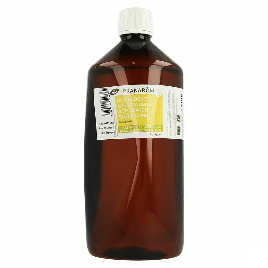 Zachte Amandel Bio Plant.olie 1l Pranarom