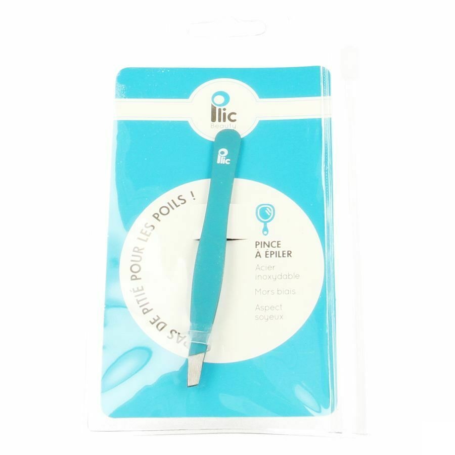 Plic Pinces Epiler Mors Biais Turquoise
