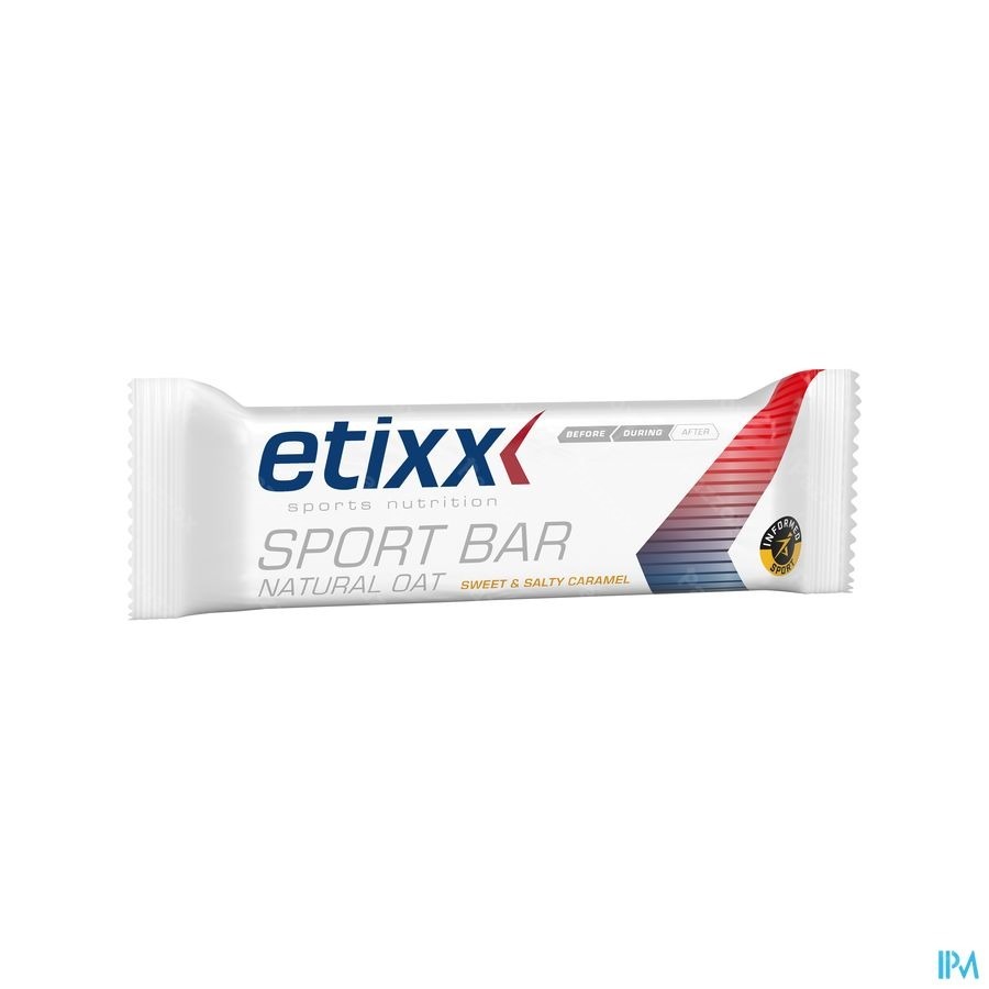 Etixx Natural Oat Bar Sweet&salty Caramel 12x55g