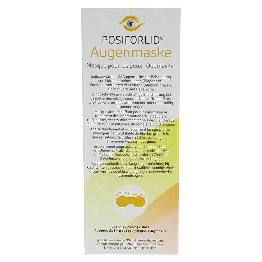 Posiforlid Masque Yeux 2 Pièces