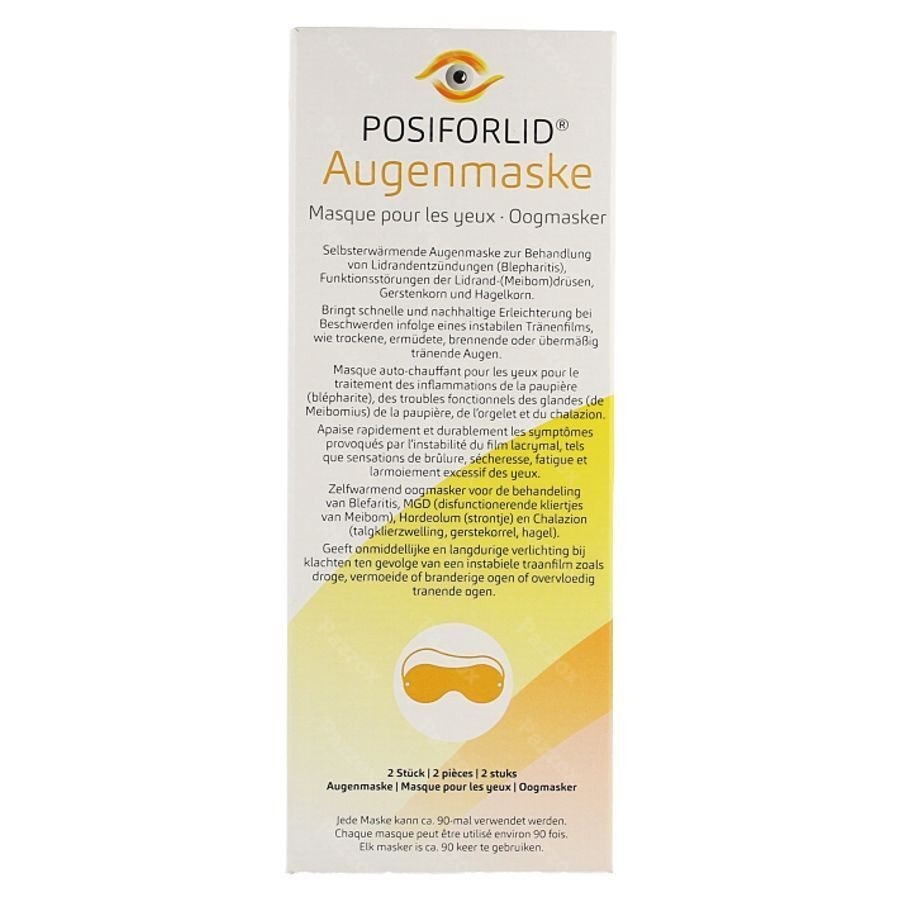 Posiforlid Masque Yeux 2 Pièces