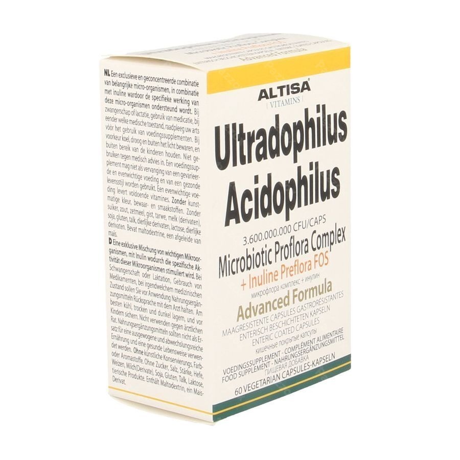Altisa Ultraphilus Acidophilus + Inuline 60 Capsules