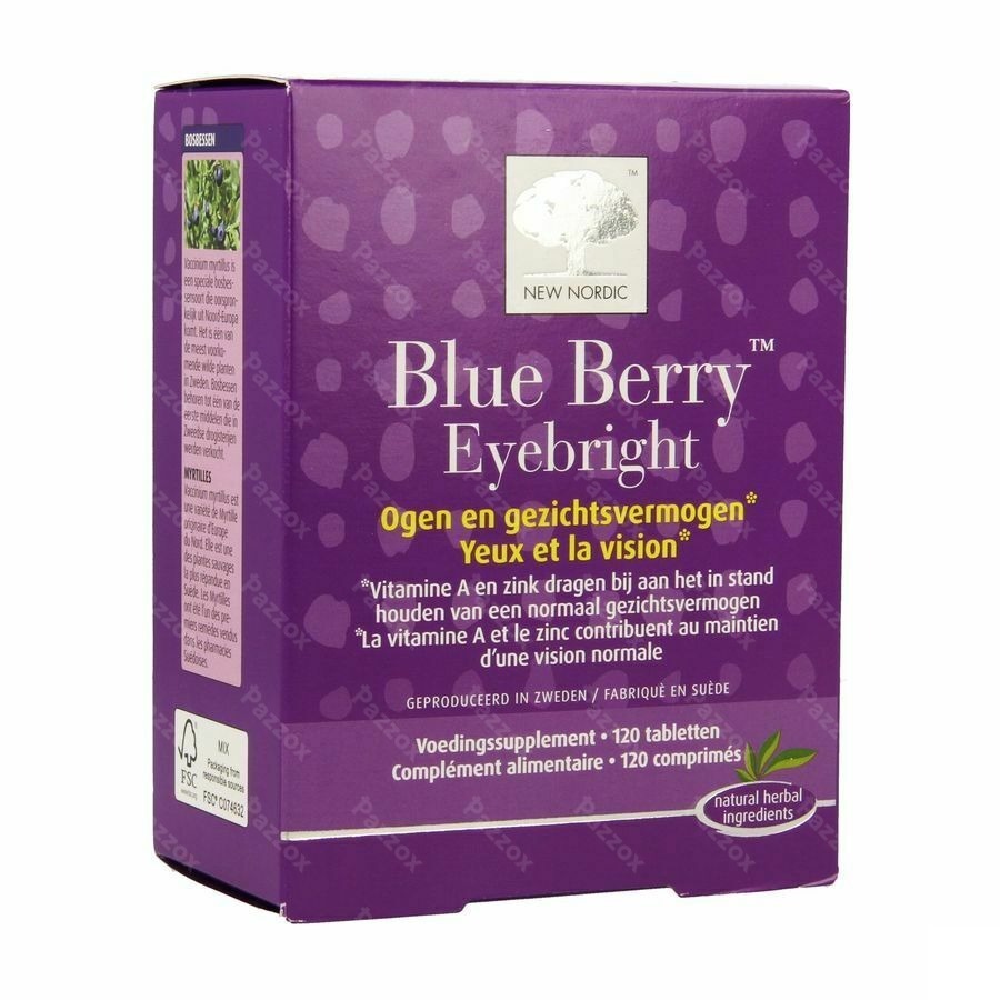 New Nordic Blue Berry Eyebright Comp 120