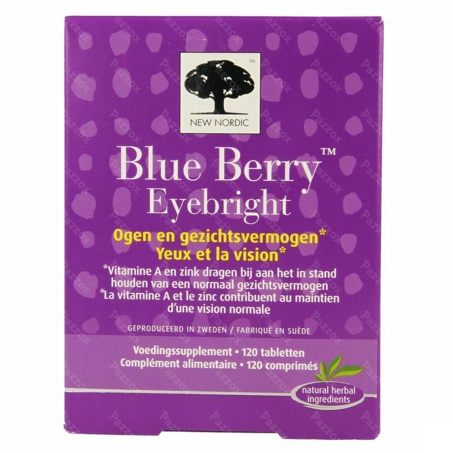 New Nordic Blue Berry Eyebright Comp 120