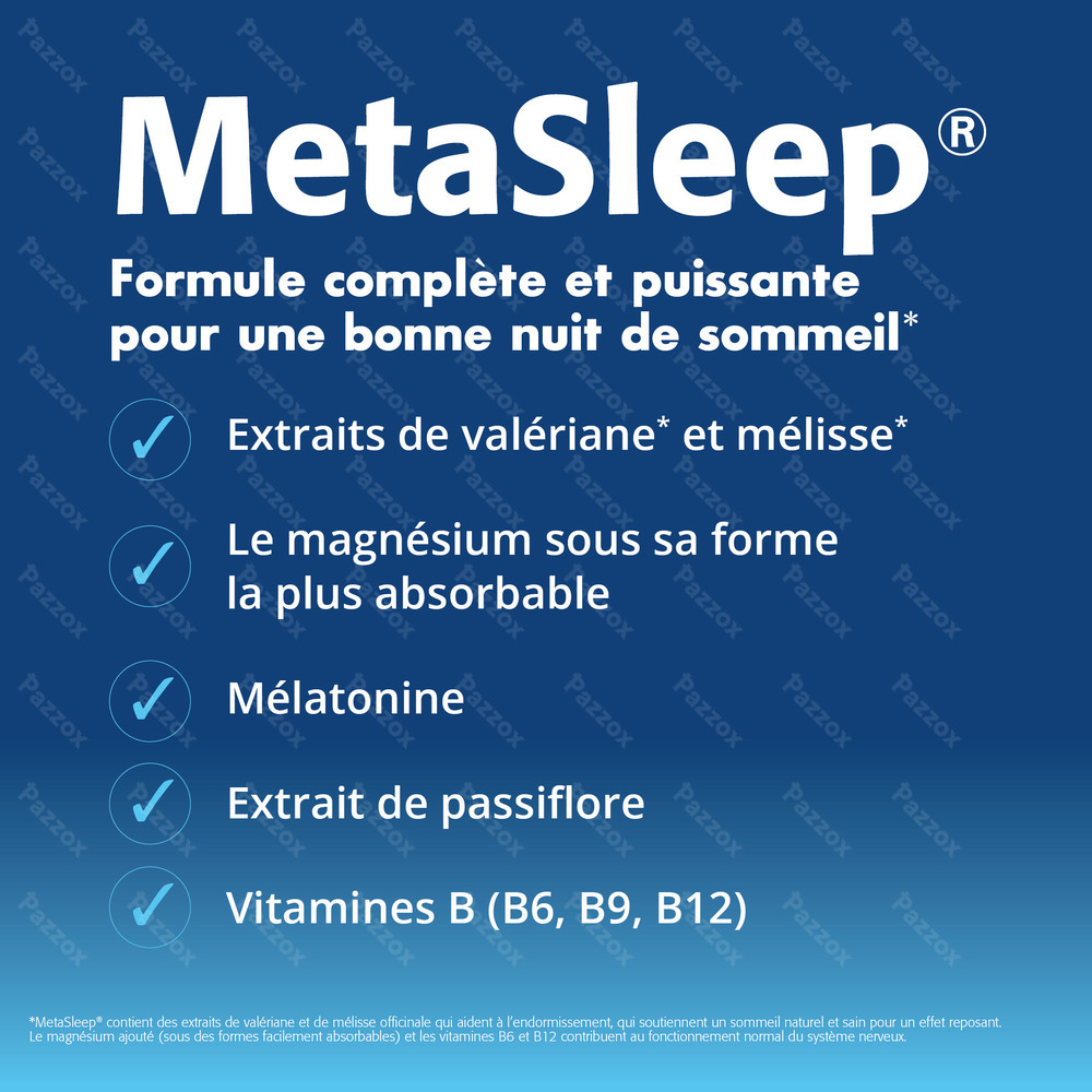 Metagenics Metasleep 30  Comprimés 