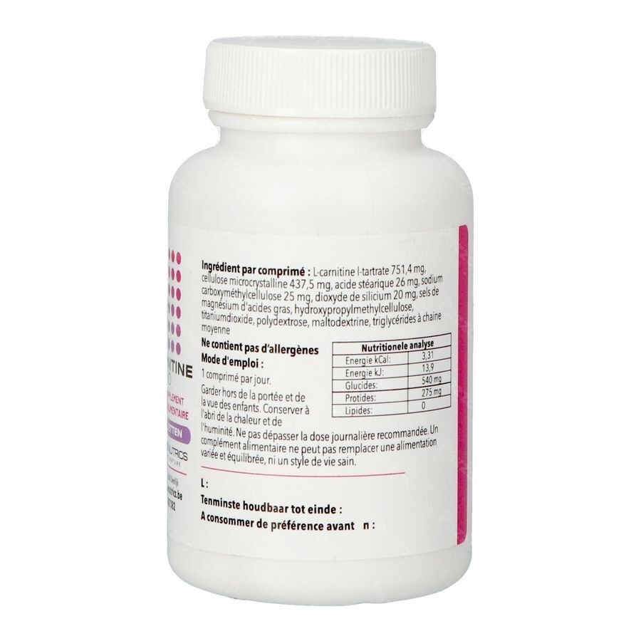l Carnitine 500 Comp 60 Pharmanutrics