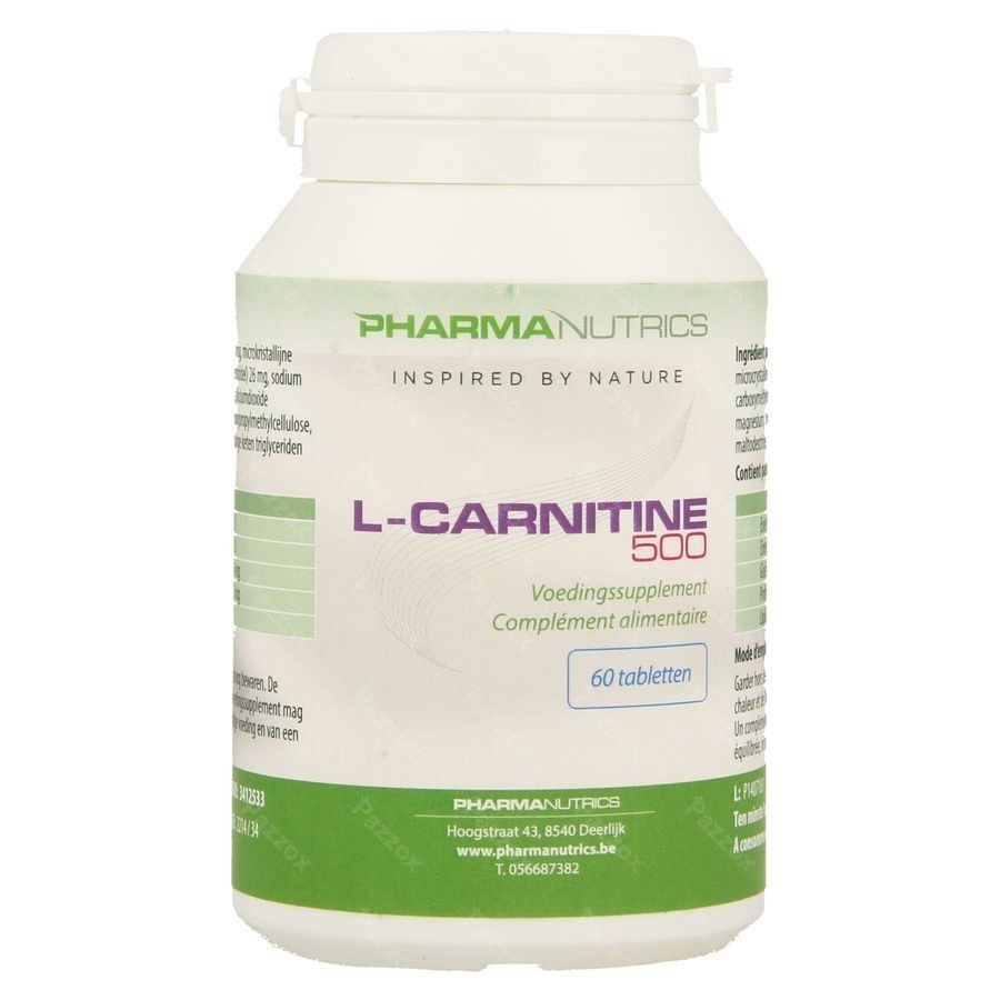 l Carnitine 500 Comp 60 Pharmanutrics