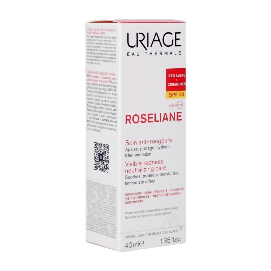 Pharmareaderz Uriage Roséliane Dagcrème Anti-Roodheid Spf30 40Ml