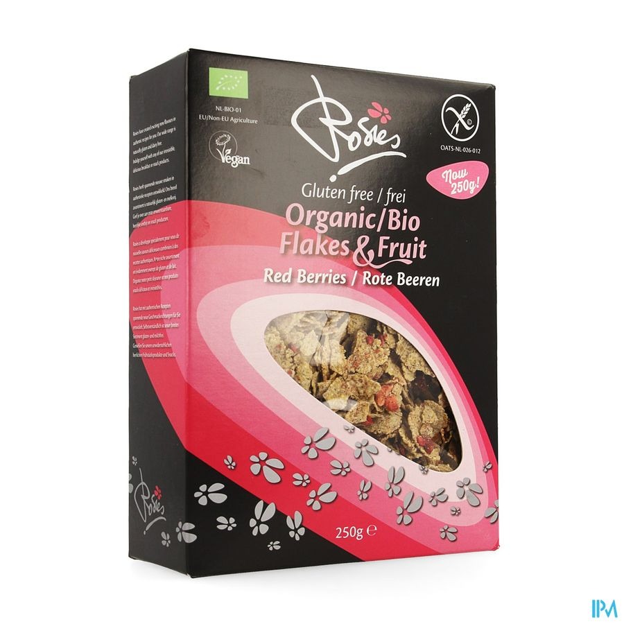 Rosies Flocons Fruits Rouges Bio 250g 4699 Revogan