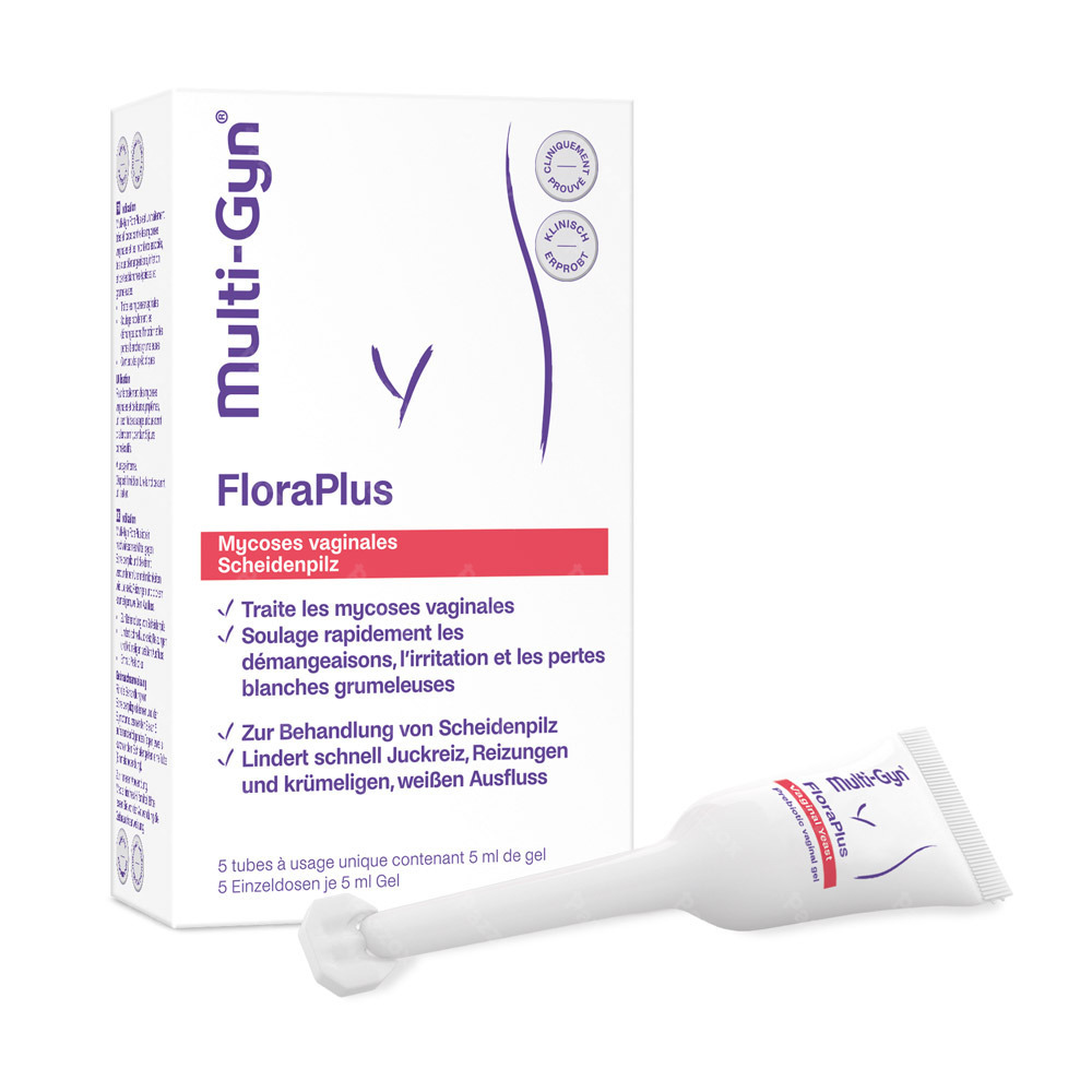 Multi-gyn Flora Plus Gel 5 X 5ml