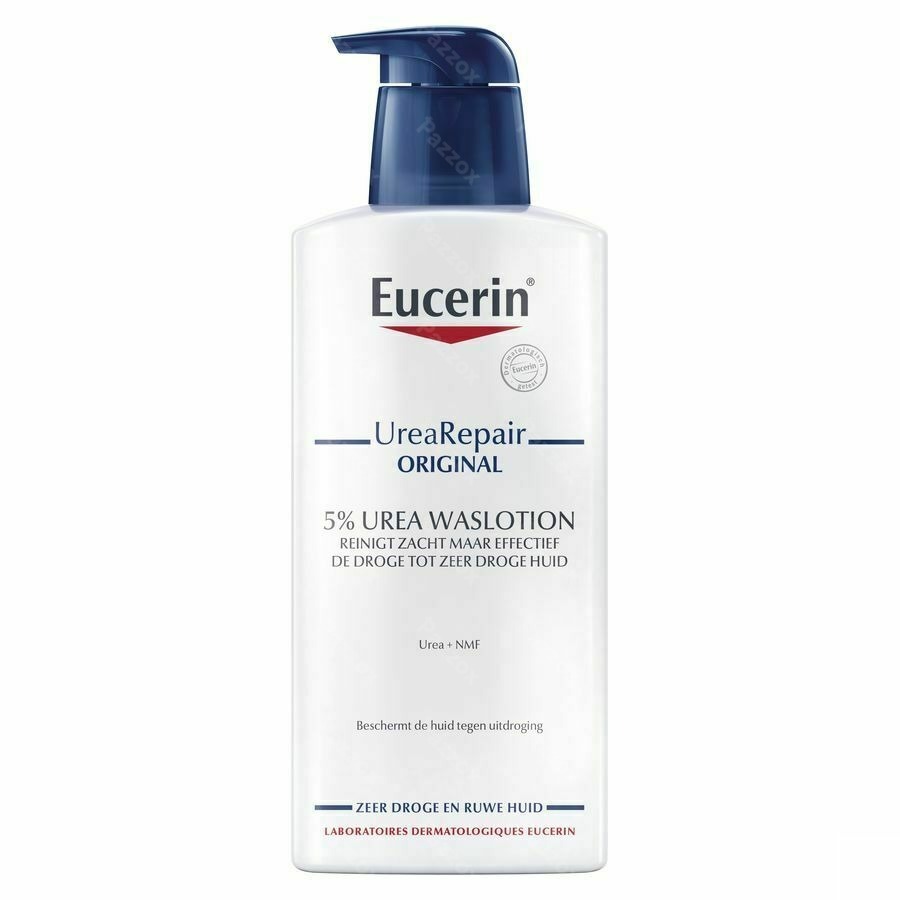 Eucerin UreaRepair Original 5% Urea Waslotion Zeer Droge en Ruwe Huid Gezicht en Lichaam 400ml